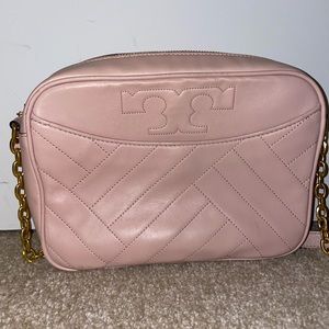 Tory Burch light pink purse